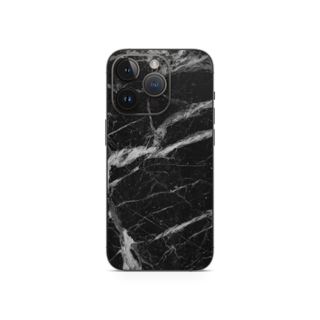 Apple iPhone Black Marble Skin