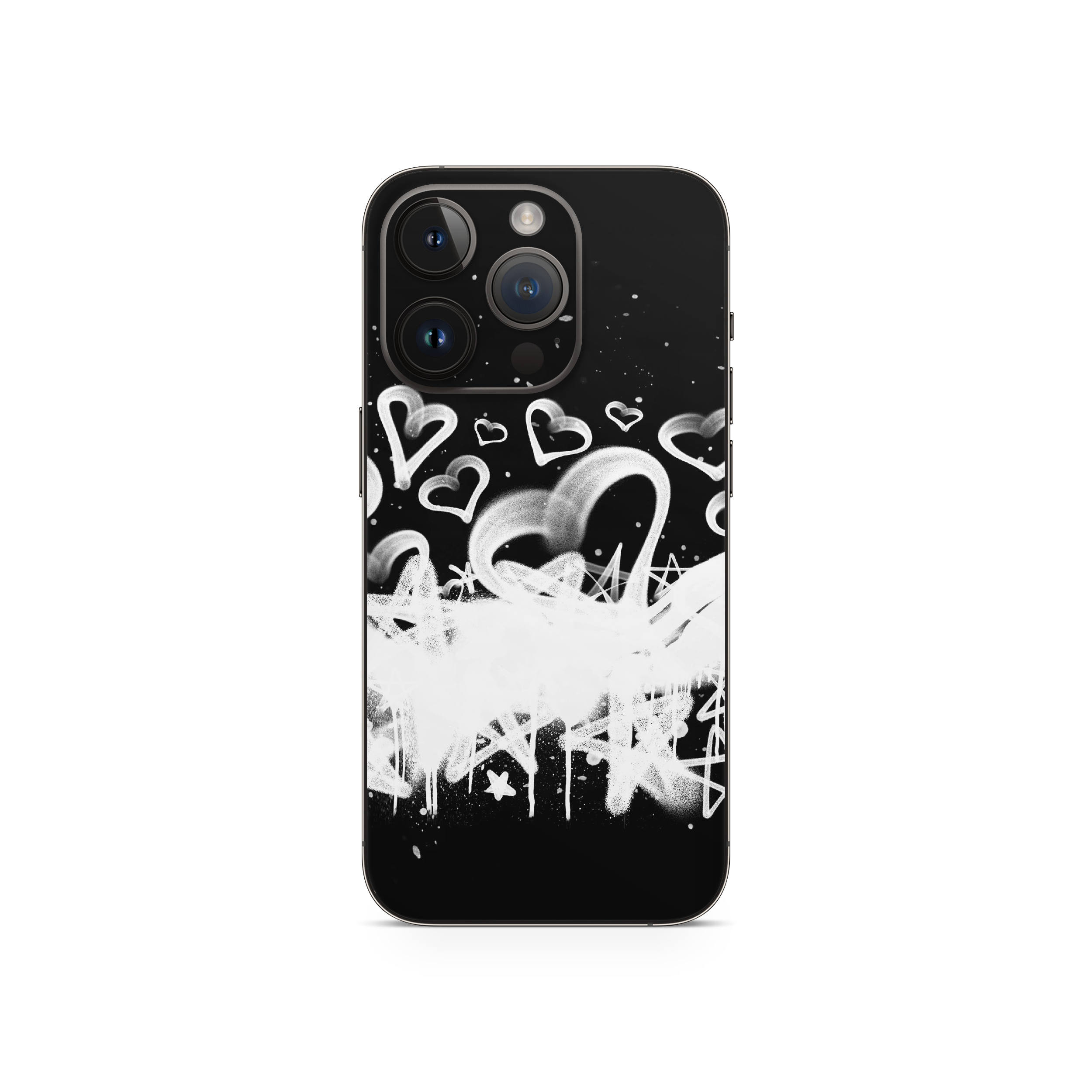 Apple iPhone Hearts and Stars Skin