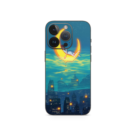 Apple iPhone Girl on the Moon Skin