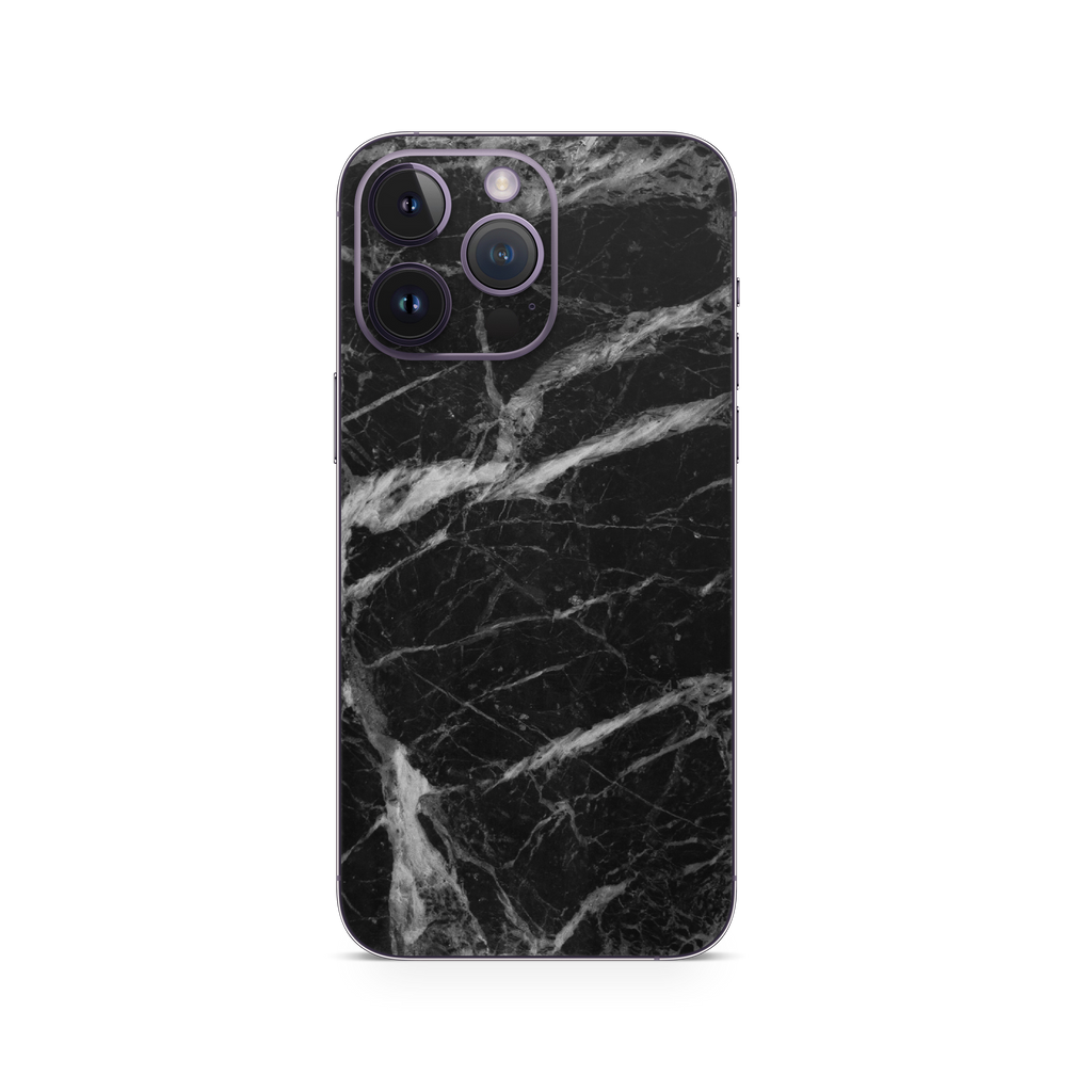 Apple iPhone Black Marble Skin