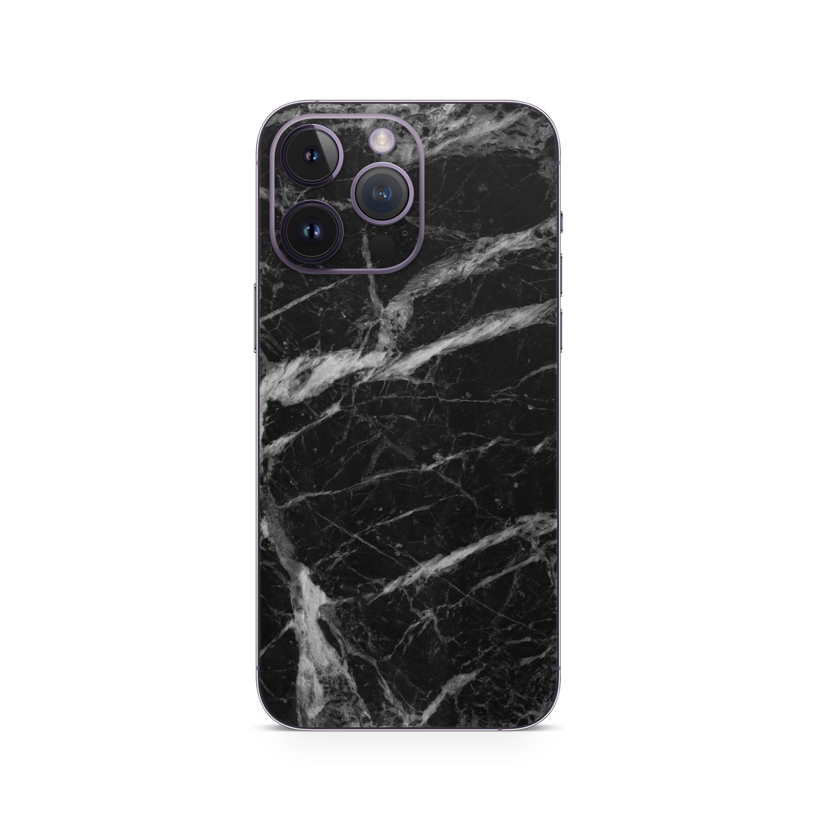 Apple iPhone Black Marble Skin