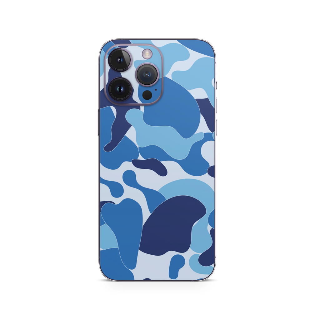 Apple iPhone Ape Camo Blue Skin