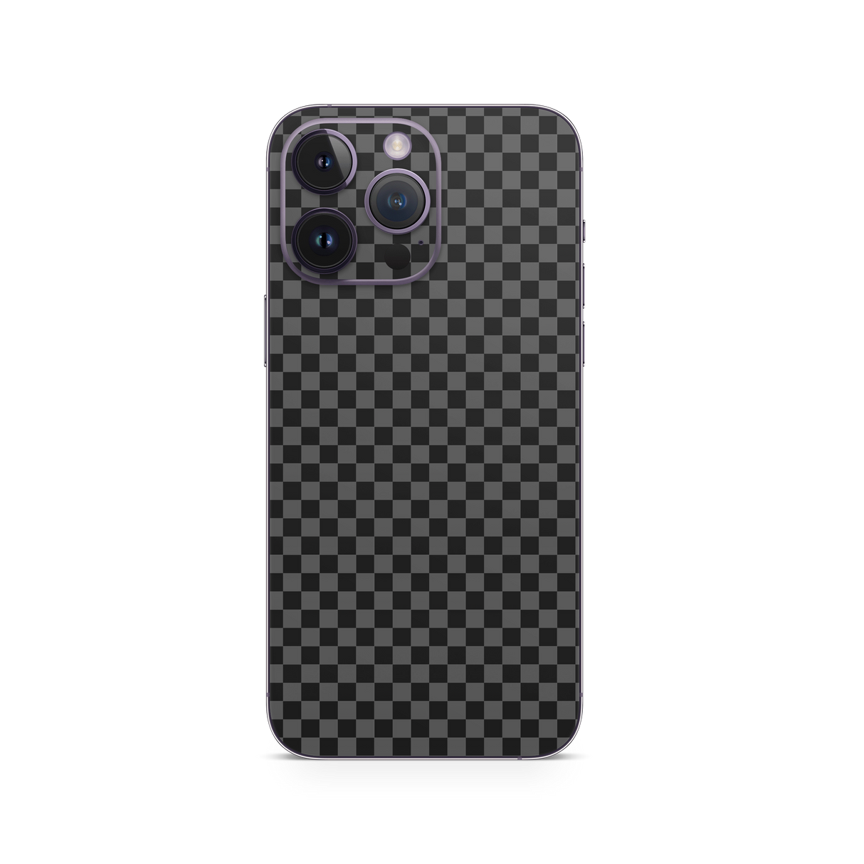 Apple iPhone Checkers black Skin