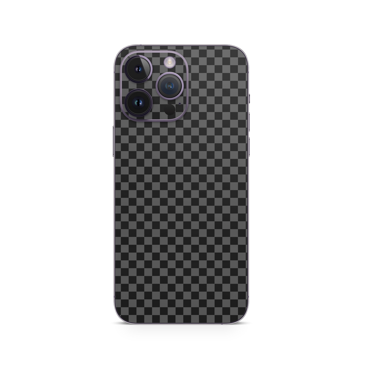 Apple iPhone Checkers black Skin