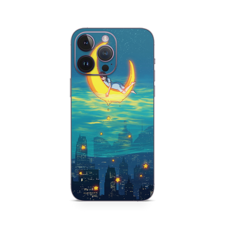 Apple iPhone Girl on the Moon Skin