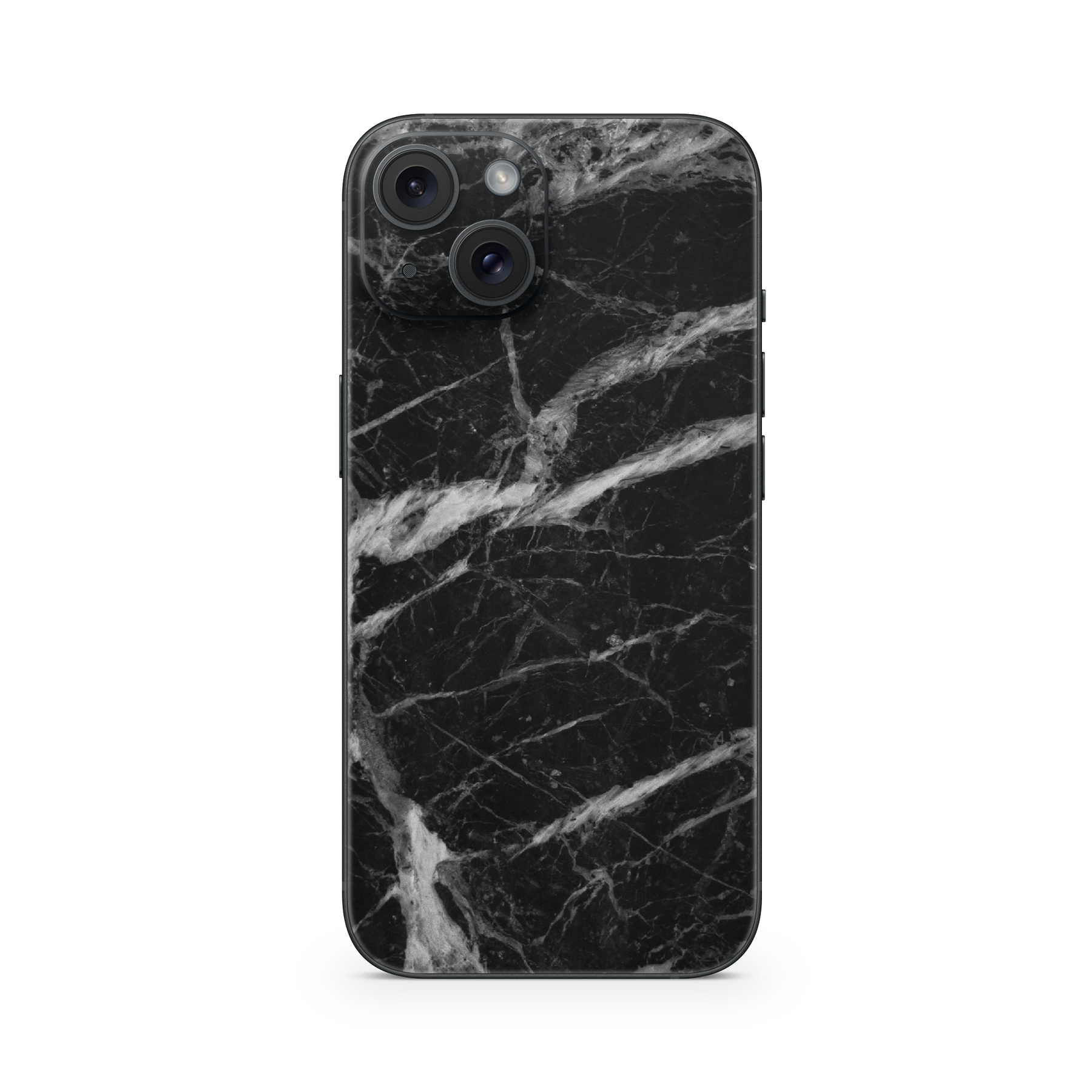 Apple iPhone 15 Black Marble Skin
