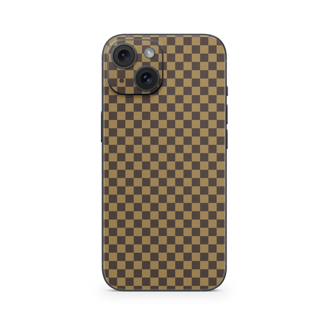 Apple iPhone Checkers brown Skin