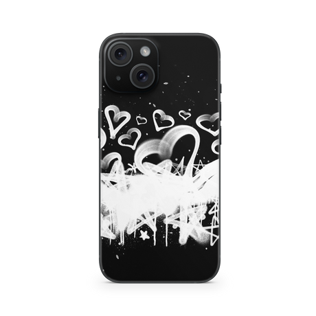 Apple iPhone Hearts and Stars Skin