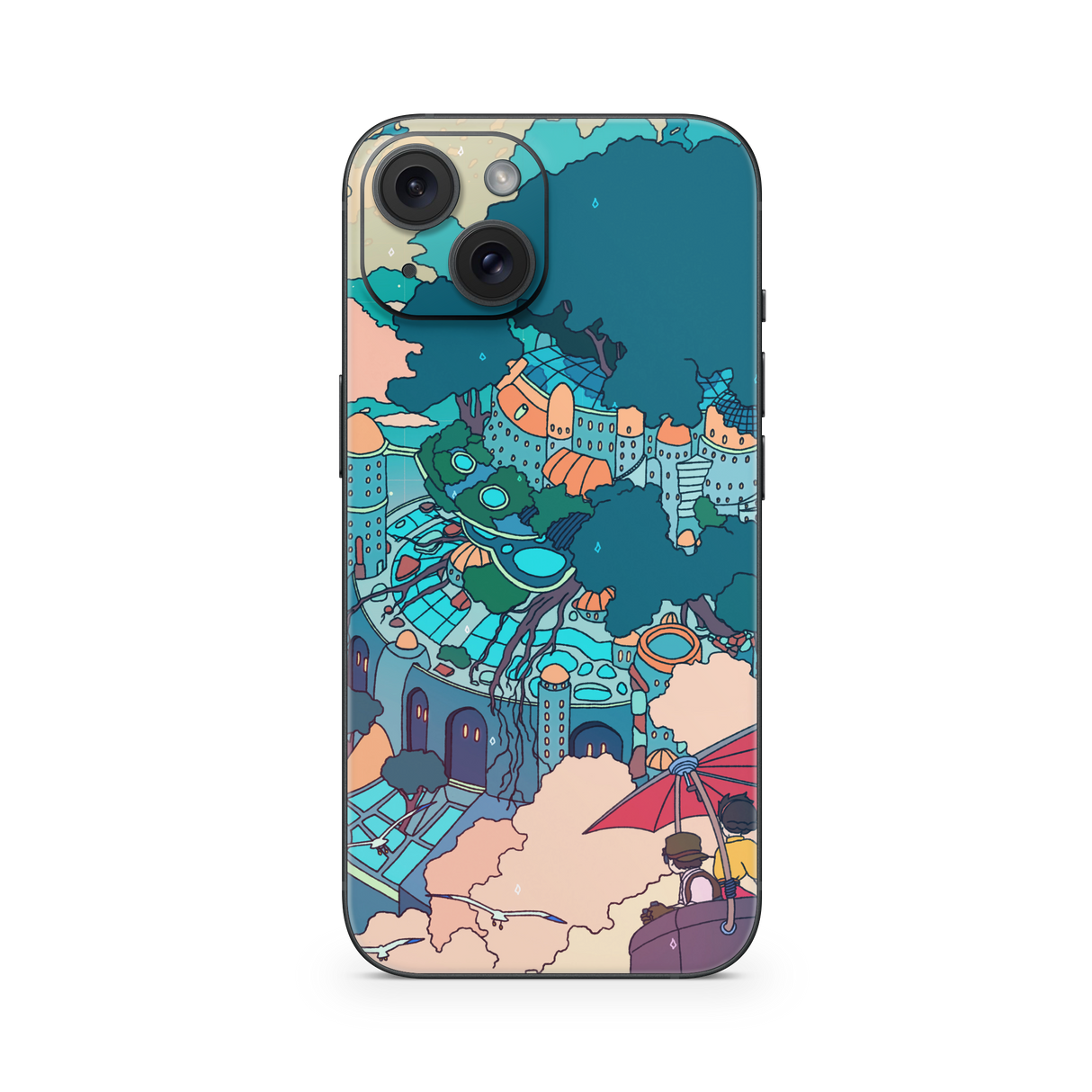 Apple iPhone Castle in the Sky Skin