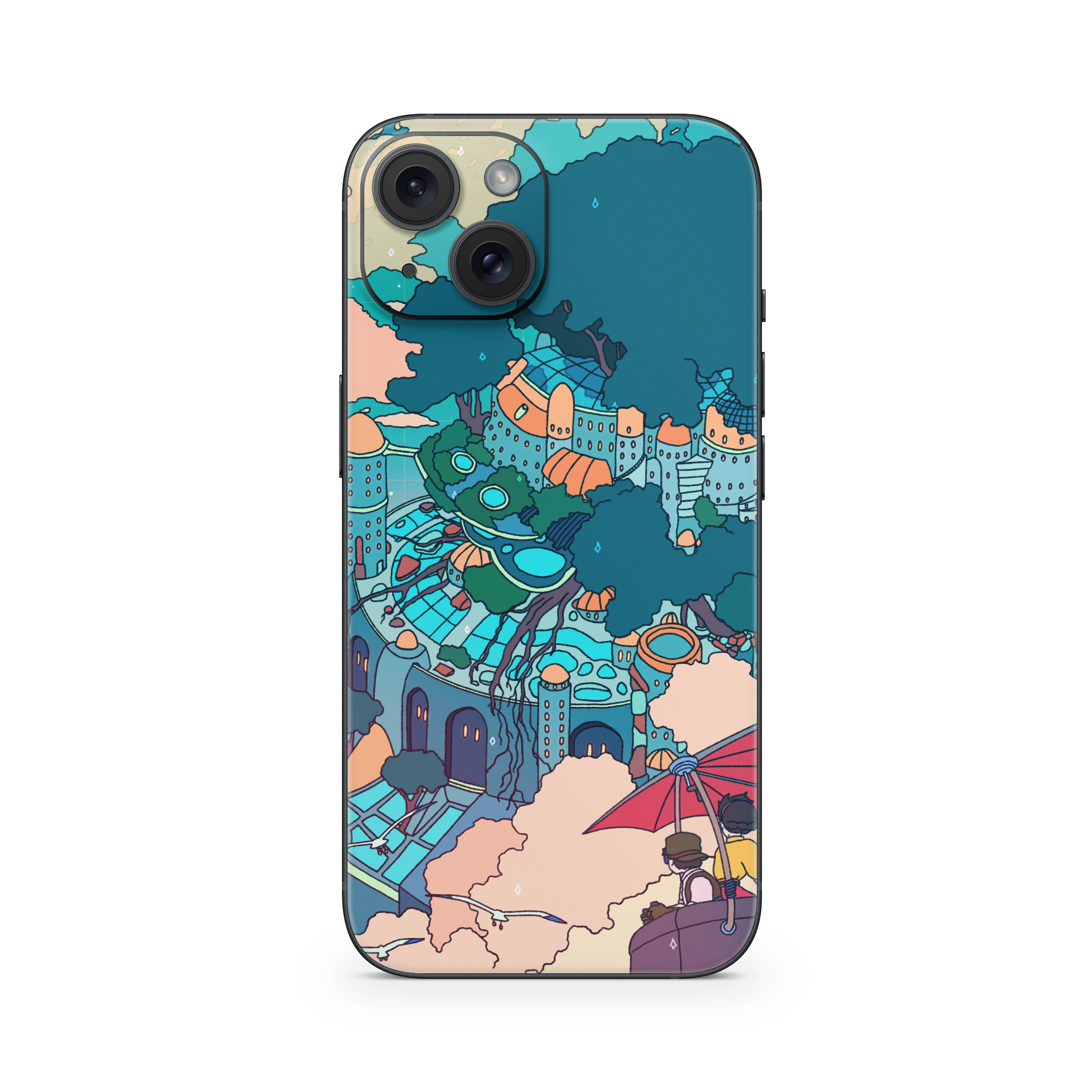 Apple iPhone Castle in the Sky Skin