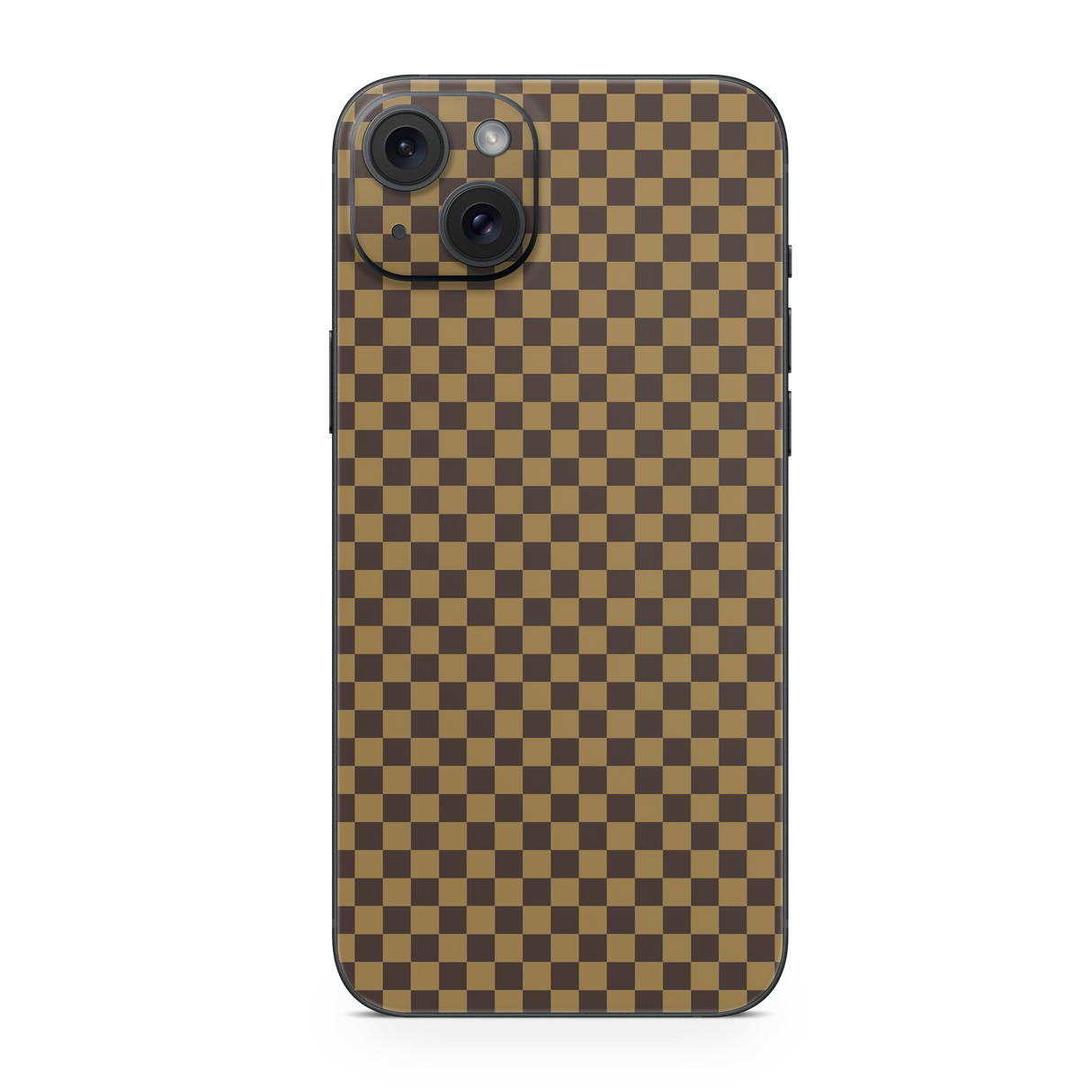 Apple iPhone Checkers brown Skin