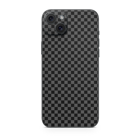 Apple iPhone Checkers black Skin