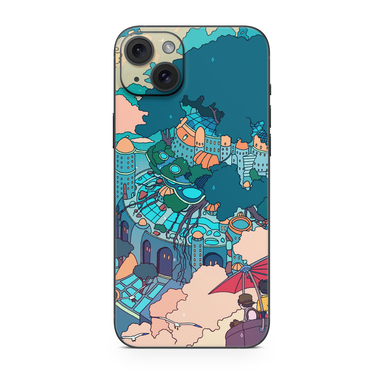 Apple iPhone Castle in the Sky Skin