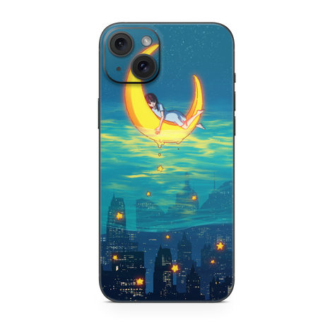 Apple iPhone Girl on the Moon Skin