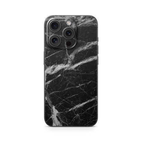 Apple iPhone Black Marble Skin