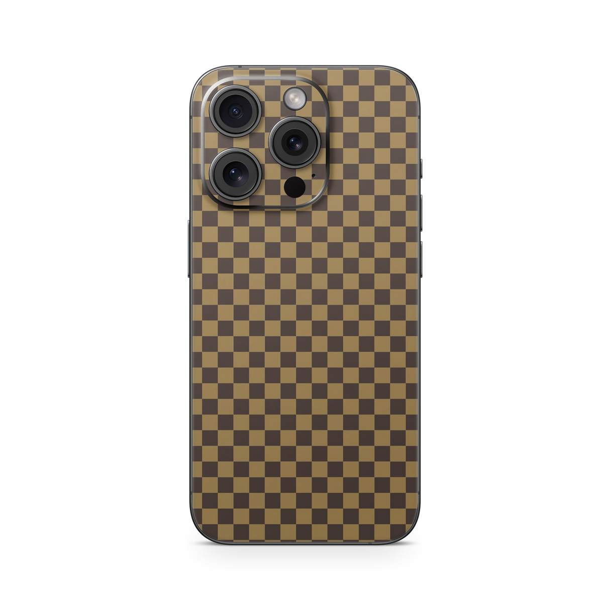 Apple iPhone Checkers brown Skin