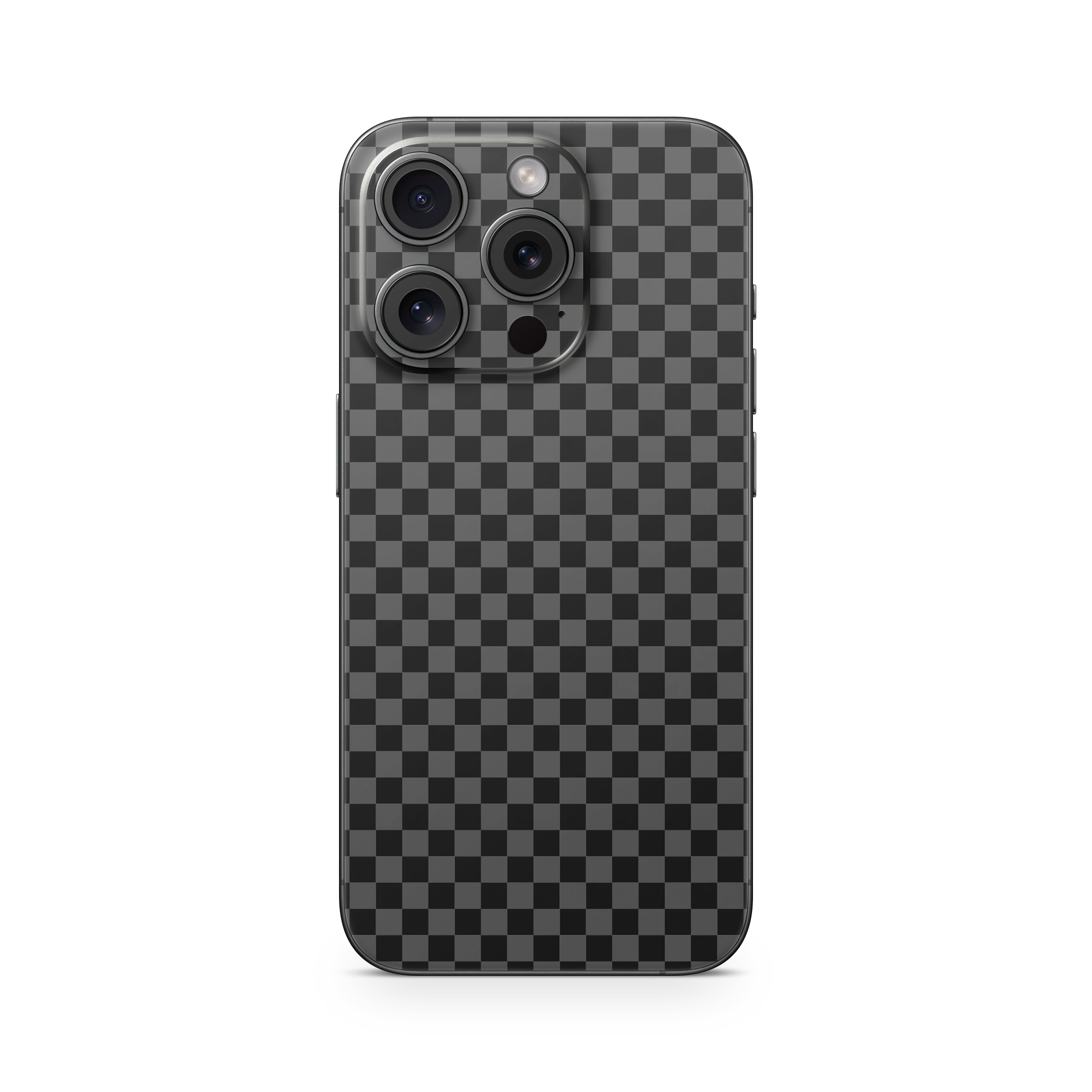 Apple iPhone Checkers black Skin