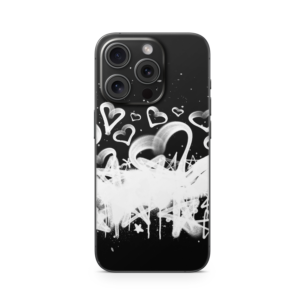 Apple iPhone Hearts and Stars Skin