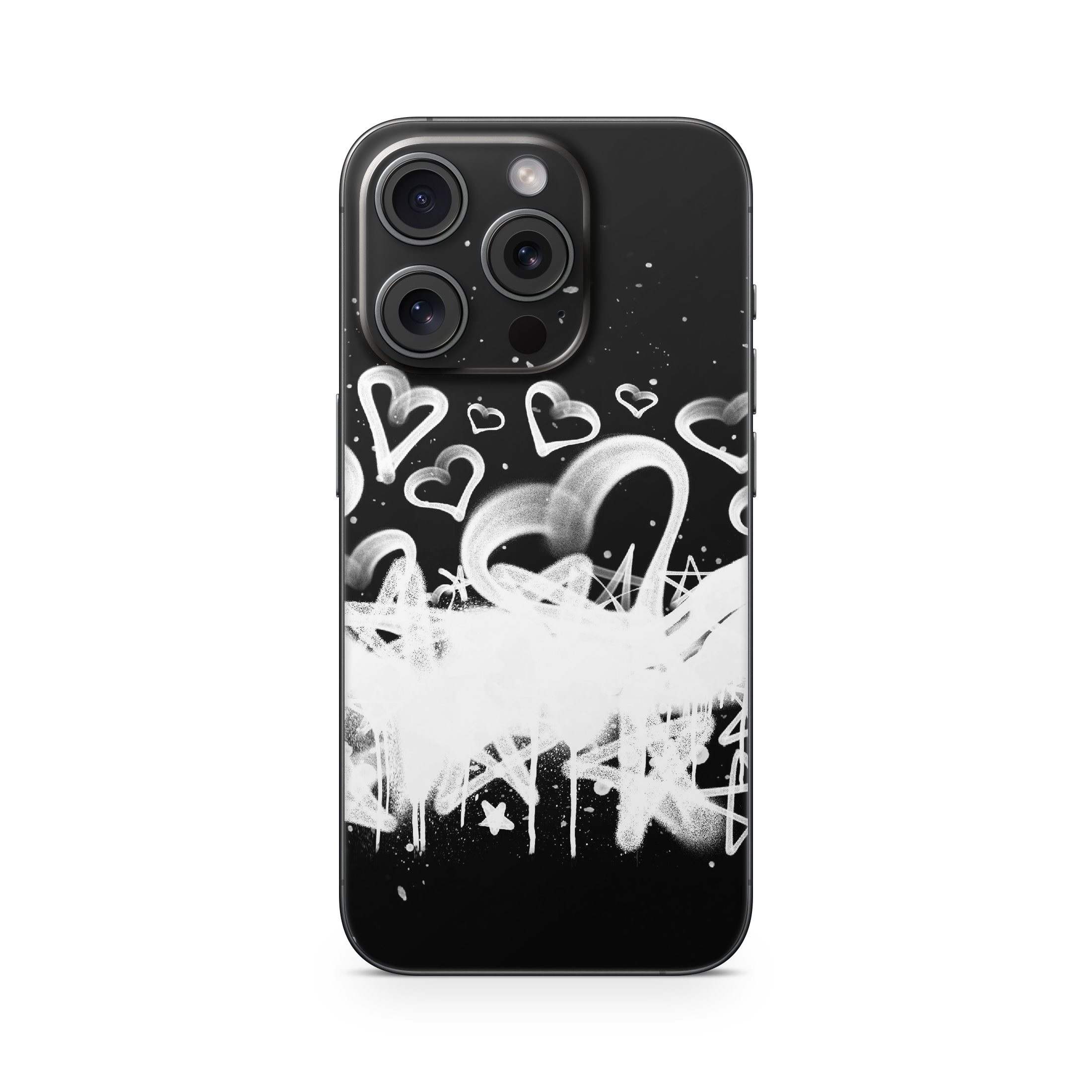 Apple iPhone Hearts and Stars Skin