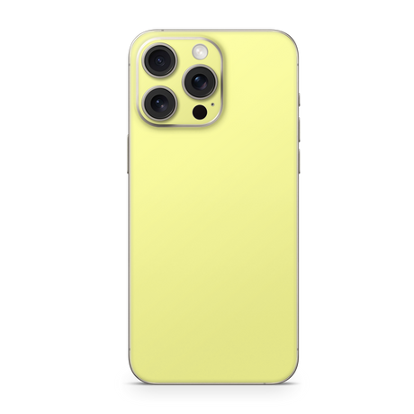 Apple iPhone Pale Yellow Skin