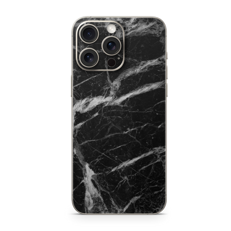 Apple iPhone Black Marble Skin