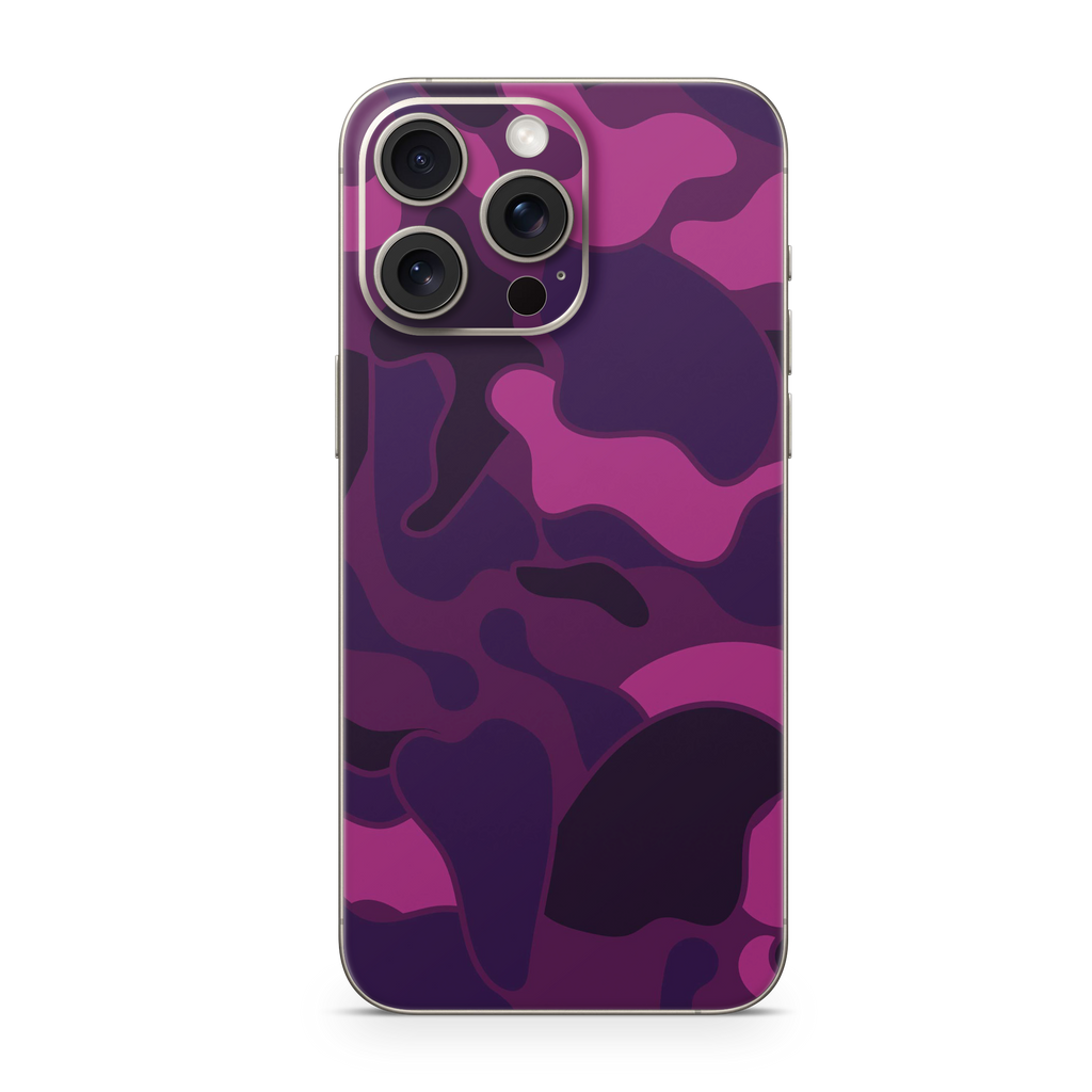 Apple iPhone Ape Camo Purple Skin