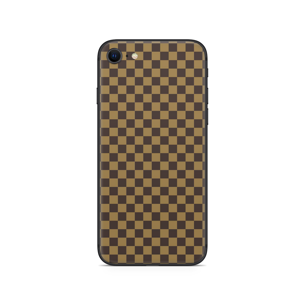 Apple iPhone Checkers brown Skin