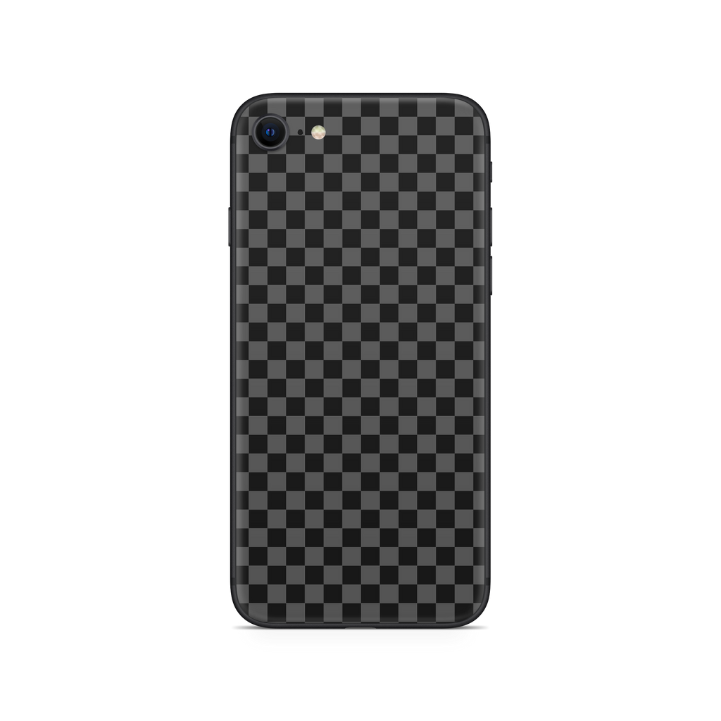 Apple iPhone Checkers black Skin