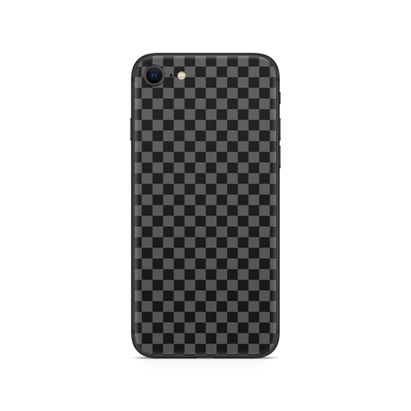 Apple iPhone Checkers black Skin