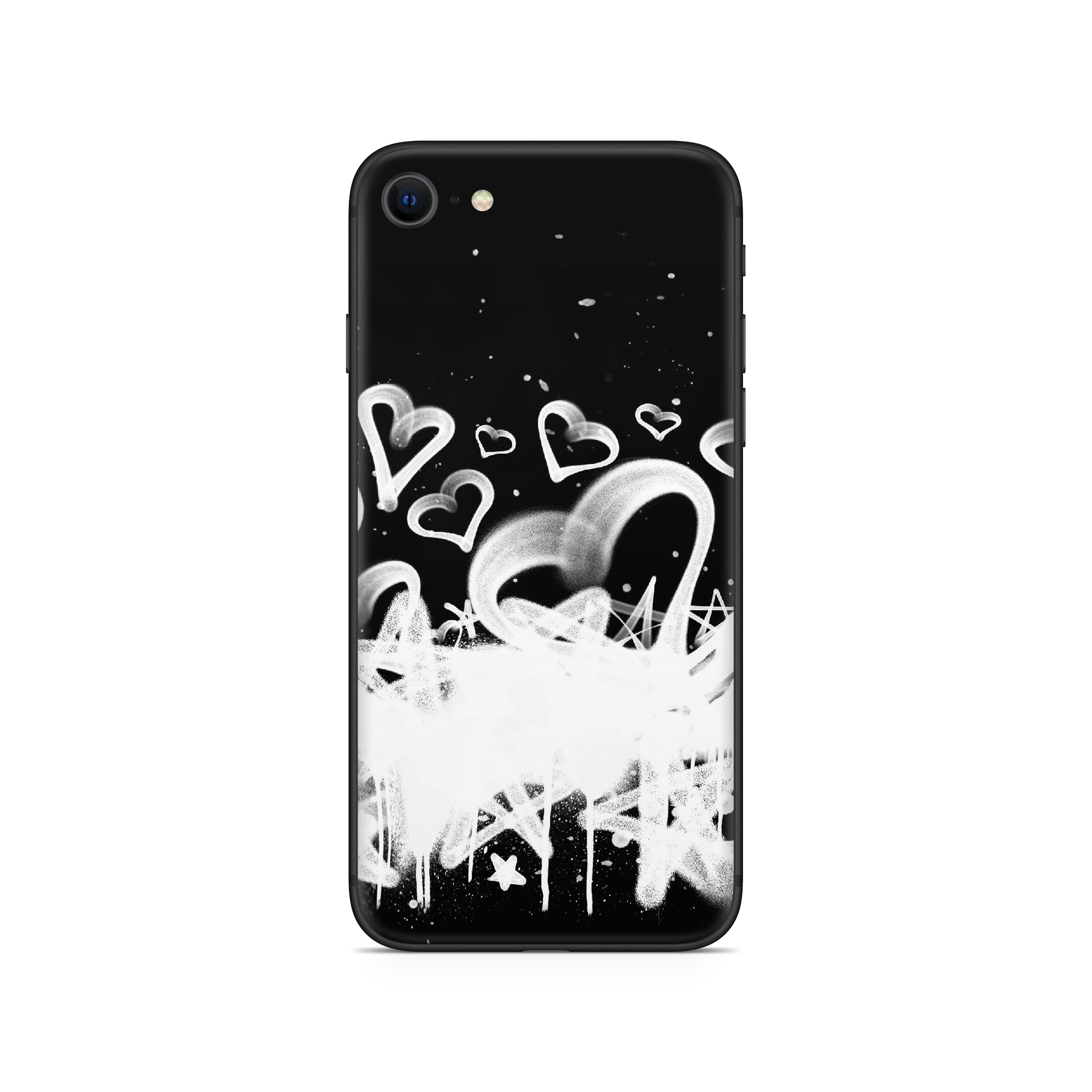 Apple iPhone Hearts and Stars Skin