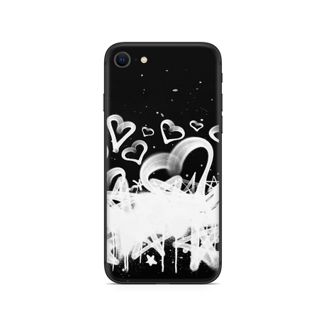 Apple iPhone Hearts and Stars Skin