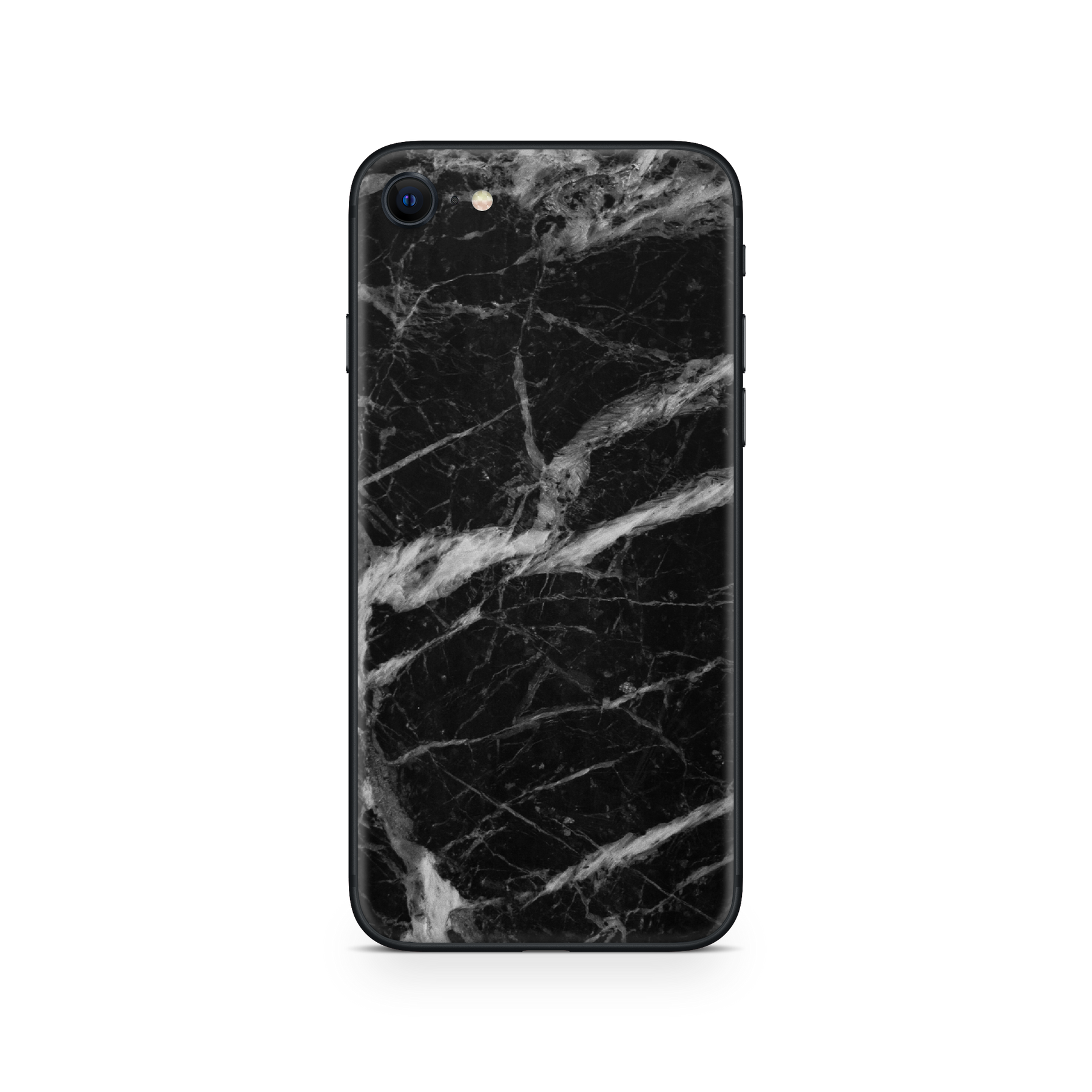 Apple iPhone SE 2020 Black Marble Skin