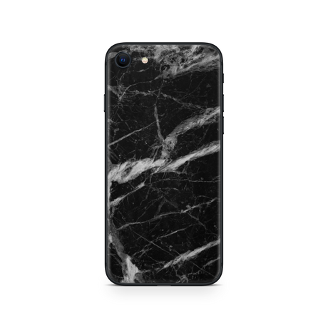 Apple iPhone Black Marble Skin