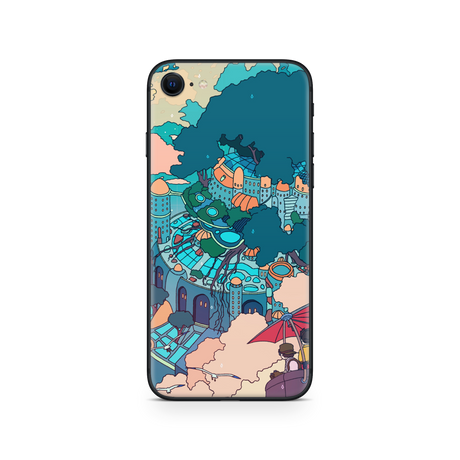 Apple iPhone Castle in the Sky Skin