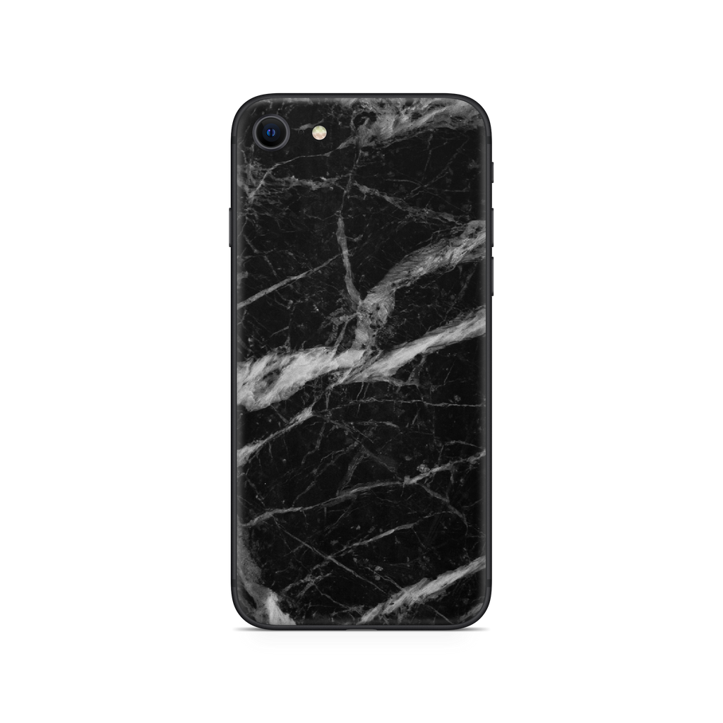 Apple iPhone Black Marble Skin