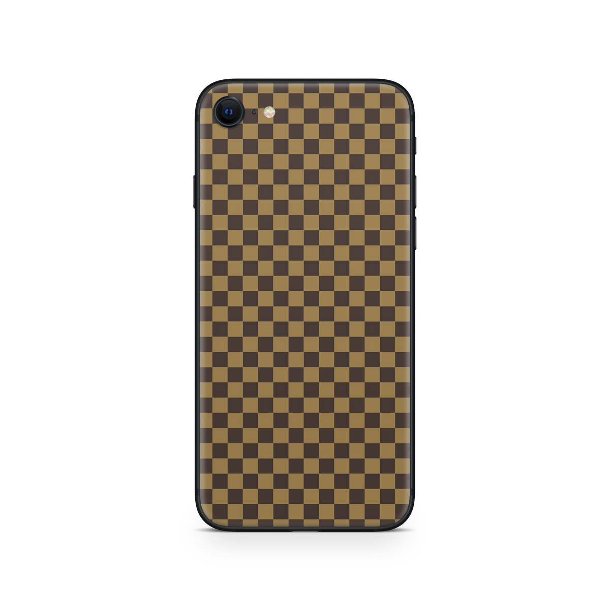 Apple iPhone Checkers brown Skin