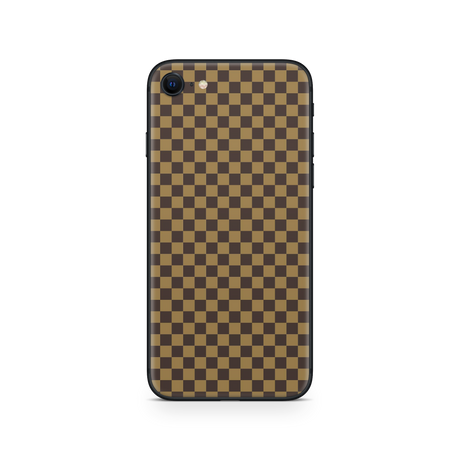 Apple iPhone Checkers brown Skin