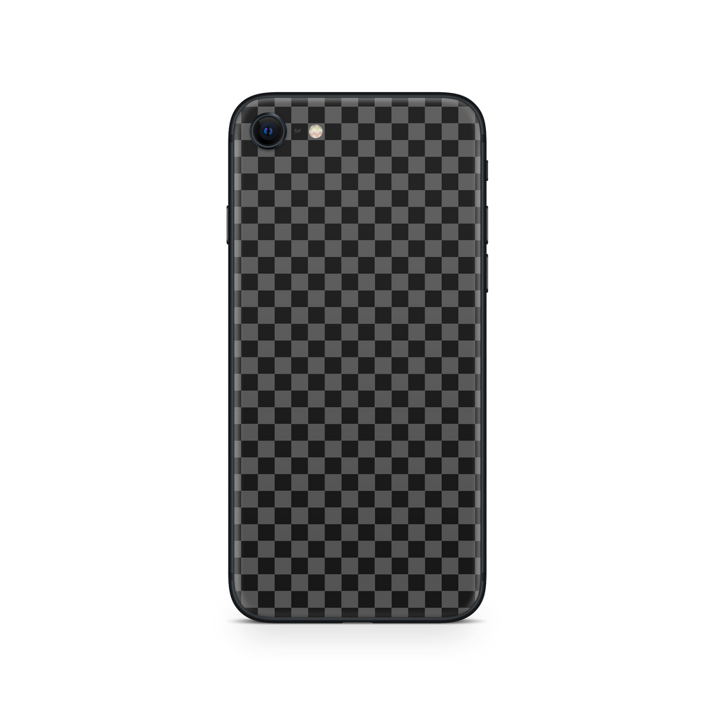 Apple iPhone Checkers black Skin