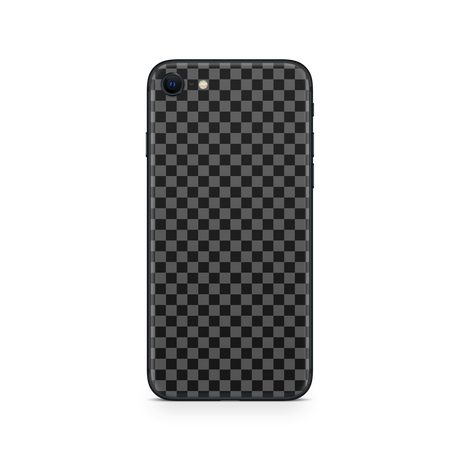 Apple iPhone Checkers black Skin