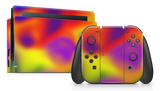 Nintendo Switch 17 Skin rainbow burst