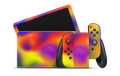 Nintendo Switch OLED Skin rainbow burst