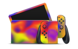 Nintendo Switch OLED Skin rainbow burst