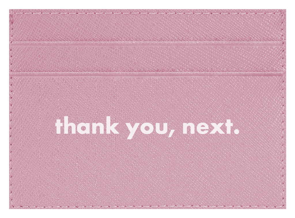 thank you, next.