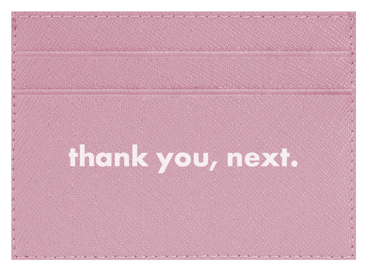 thank you, next.