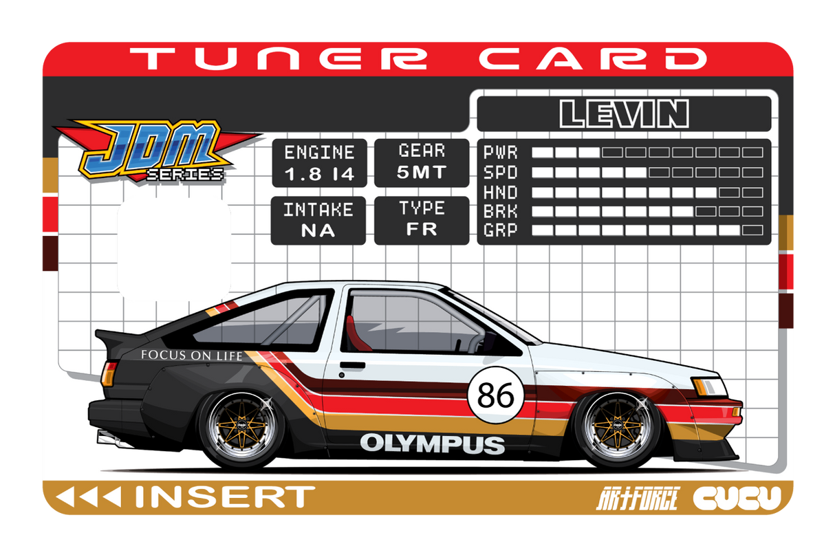 Tuner Card AE86 Levin