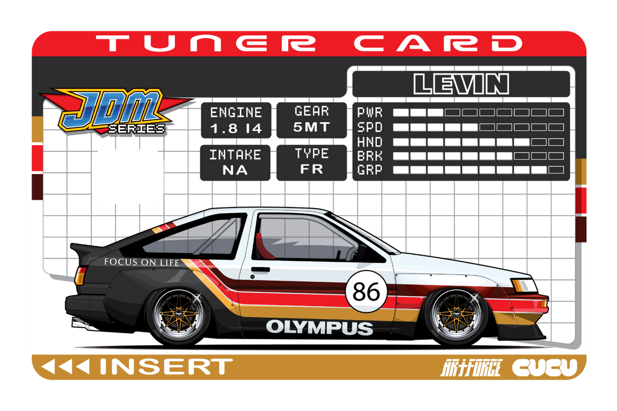 Tuner Card AE86 Levin