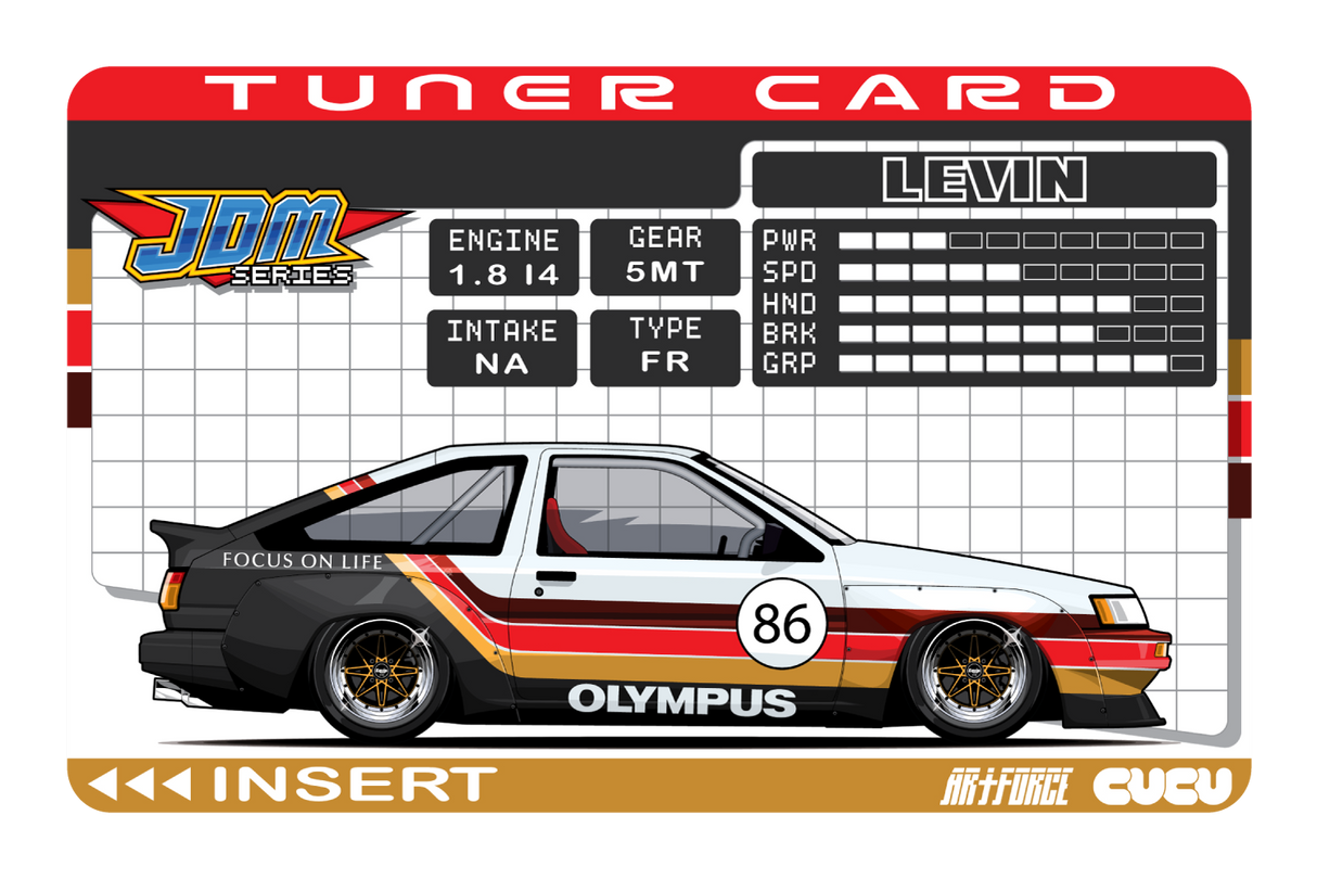 Tuner Card AE86 Levin