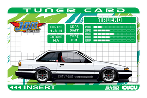 Tuner Card AE86 Trueno