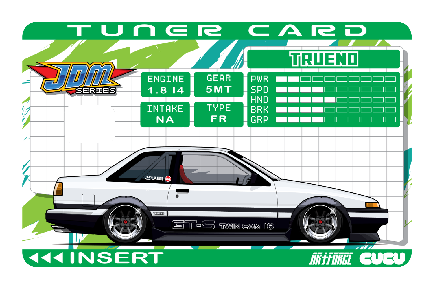 Tuner Card AE86 Trueno