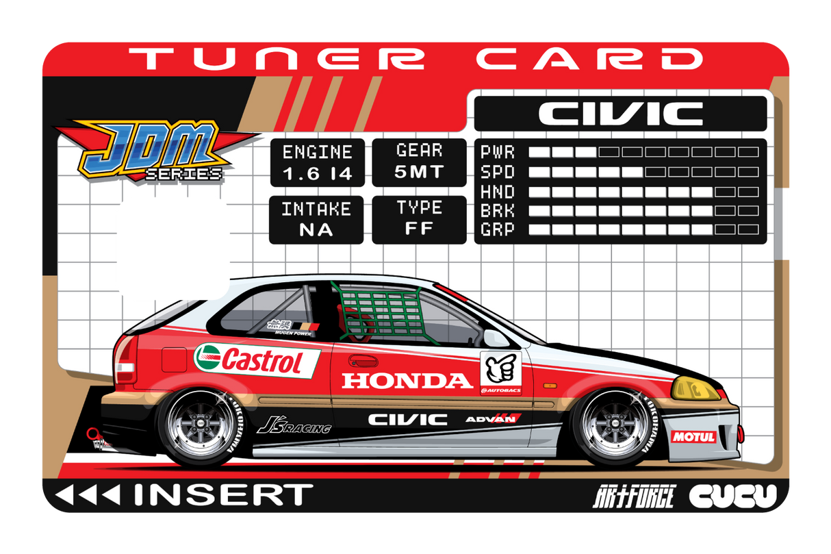 Tuner Card EK9 Civic (W)